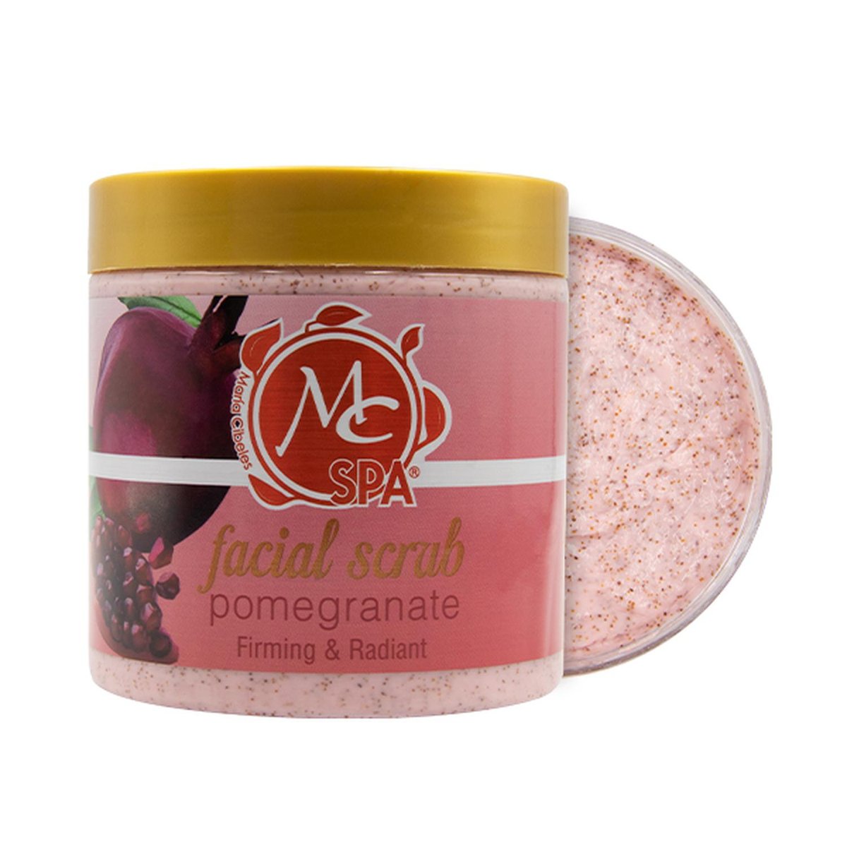 Exfoliante Facial y Corporal de GRANADA (pomegranate) 500ml MC Nails