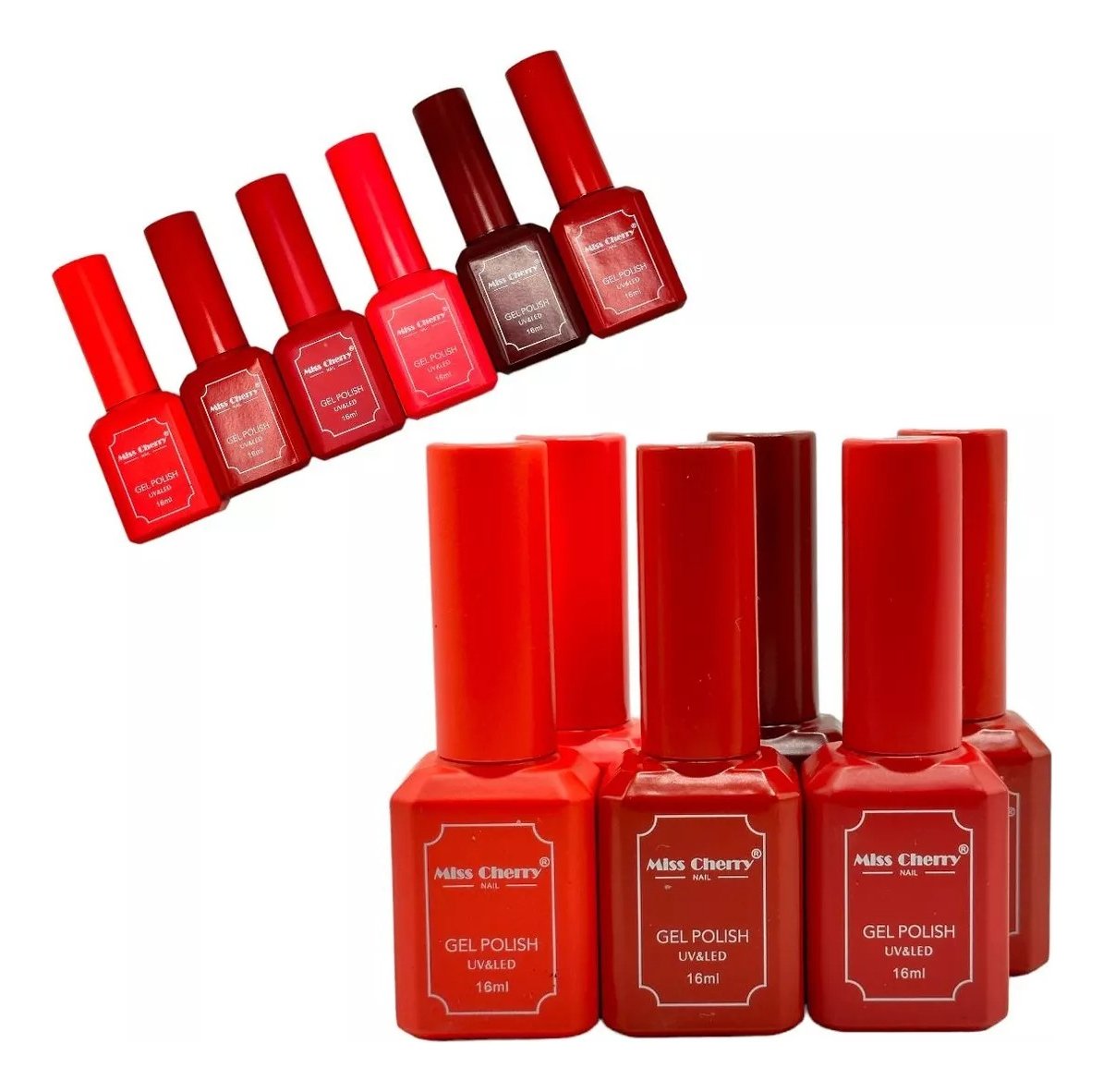 Gama 6 Geles Miss Cherry 16 Ml - Elige La Gama - GAMA Q