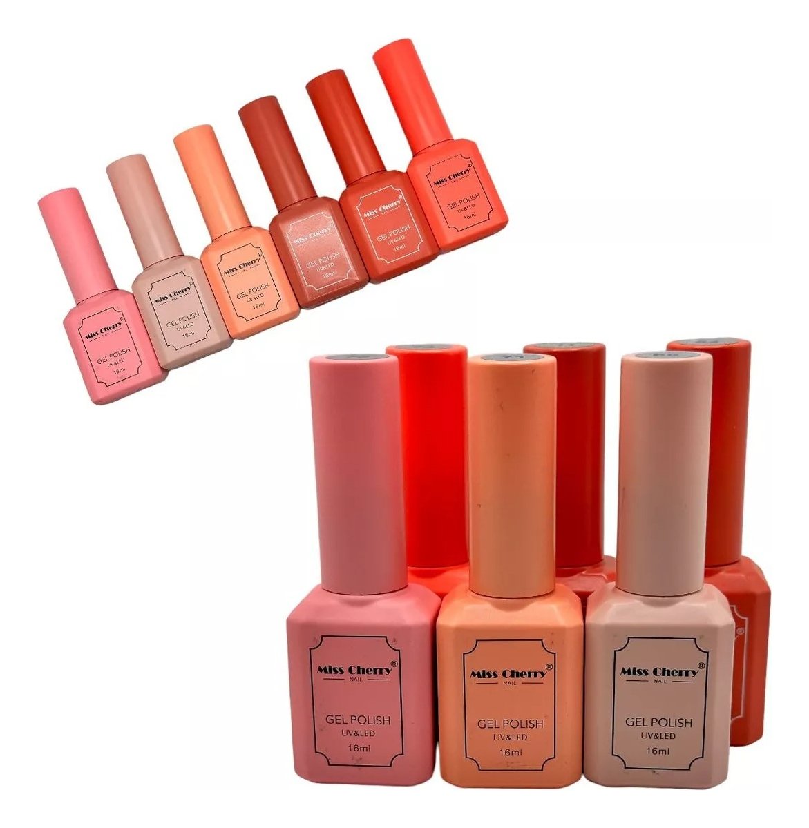 Gama 6 Geles Miss Cherry 16 Ml - Elige La Gama - GAMA P