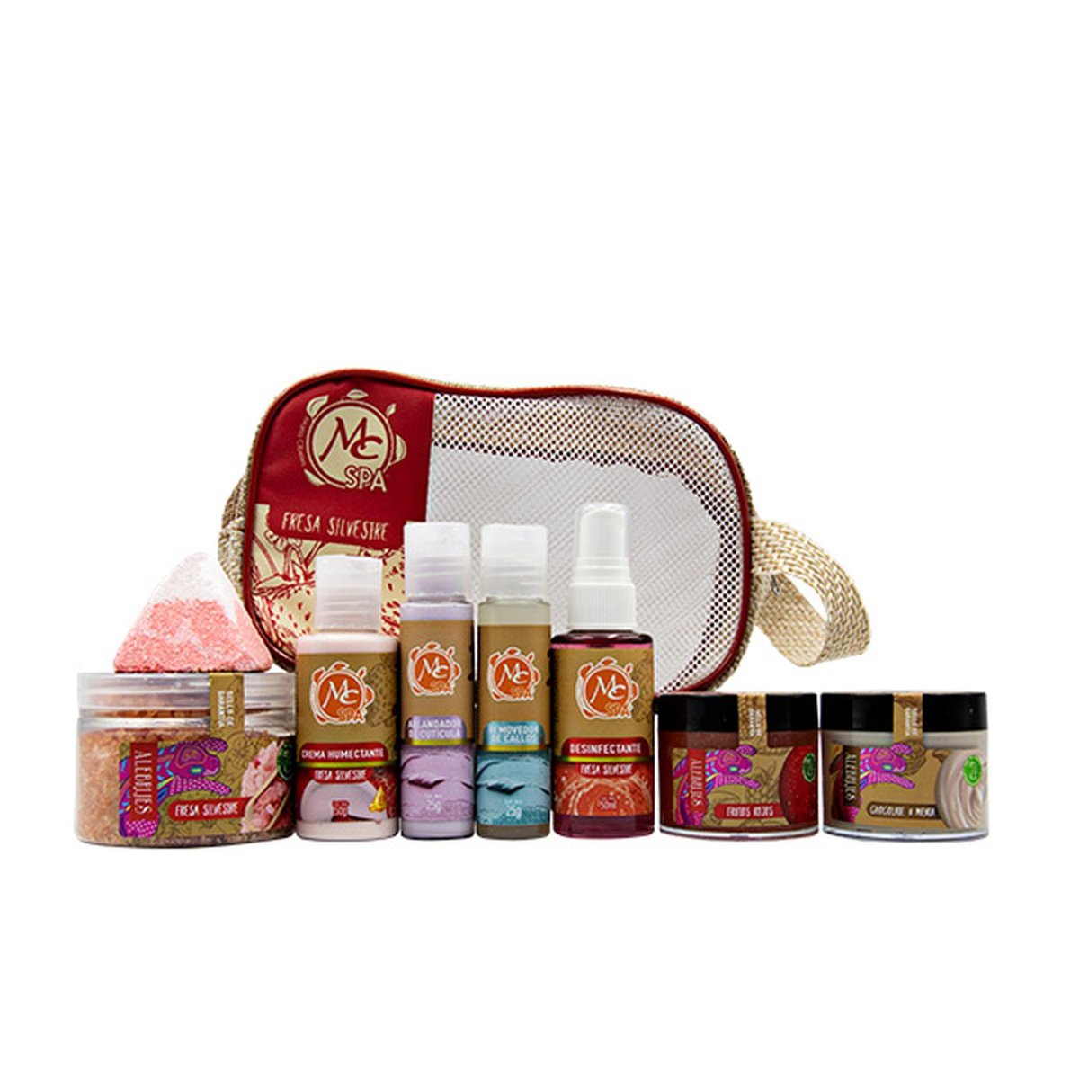 Kit Practic SPA (pedicure y manicure) 9 pz FRESA SILVESTRE MC Nails