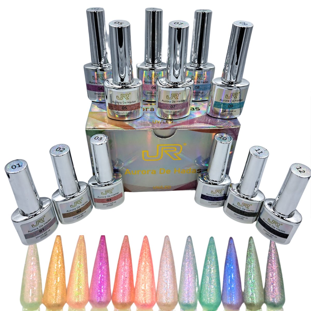 Gama JR De Gel Aurora De Hadas Con 12 Pzas