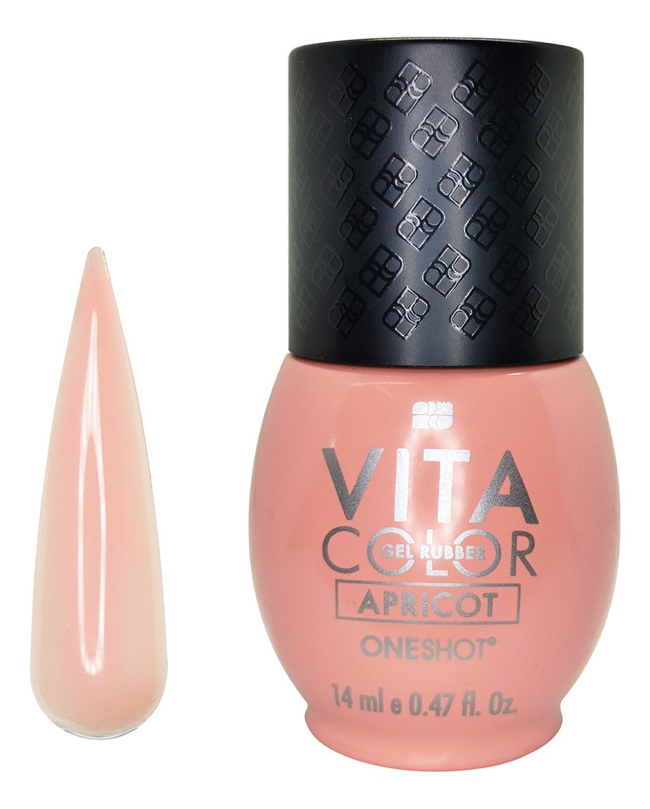 Vita Color Rubber Gel One Shot RUBBER - ESCOGE COLOR - Apricot