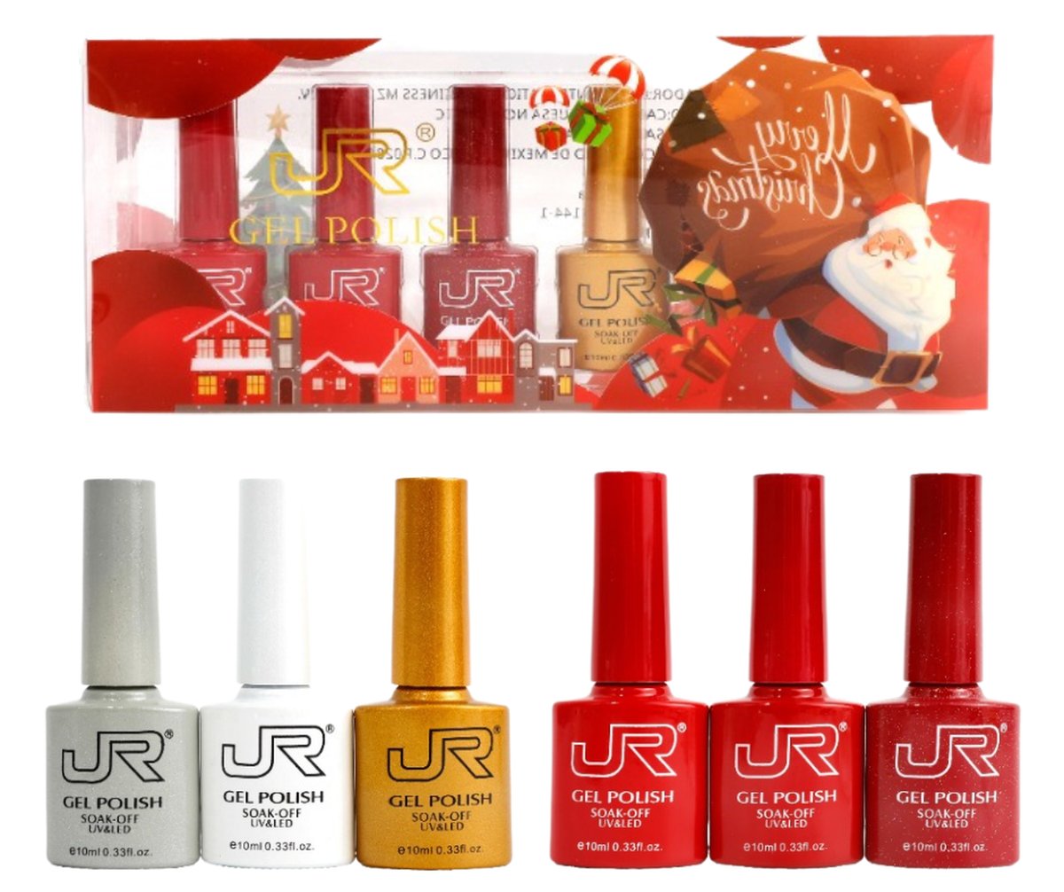 GEL JR GAMA NAVIDEÑA - 6 pcs 10 ml