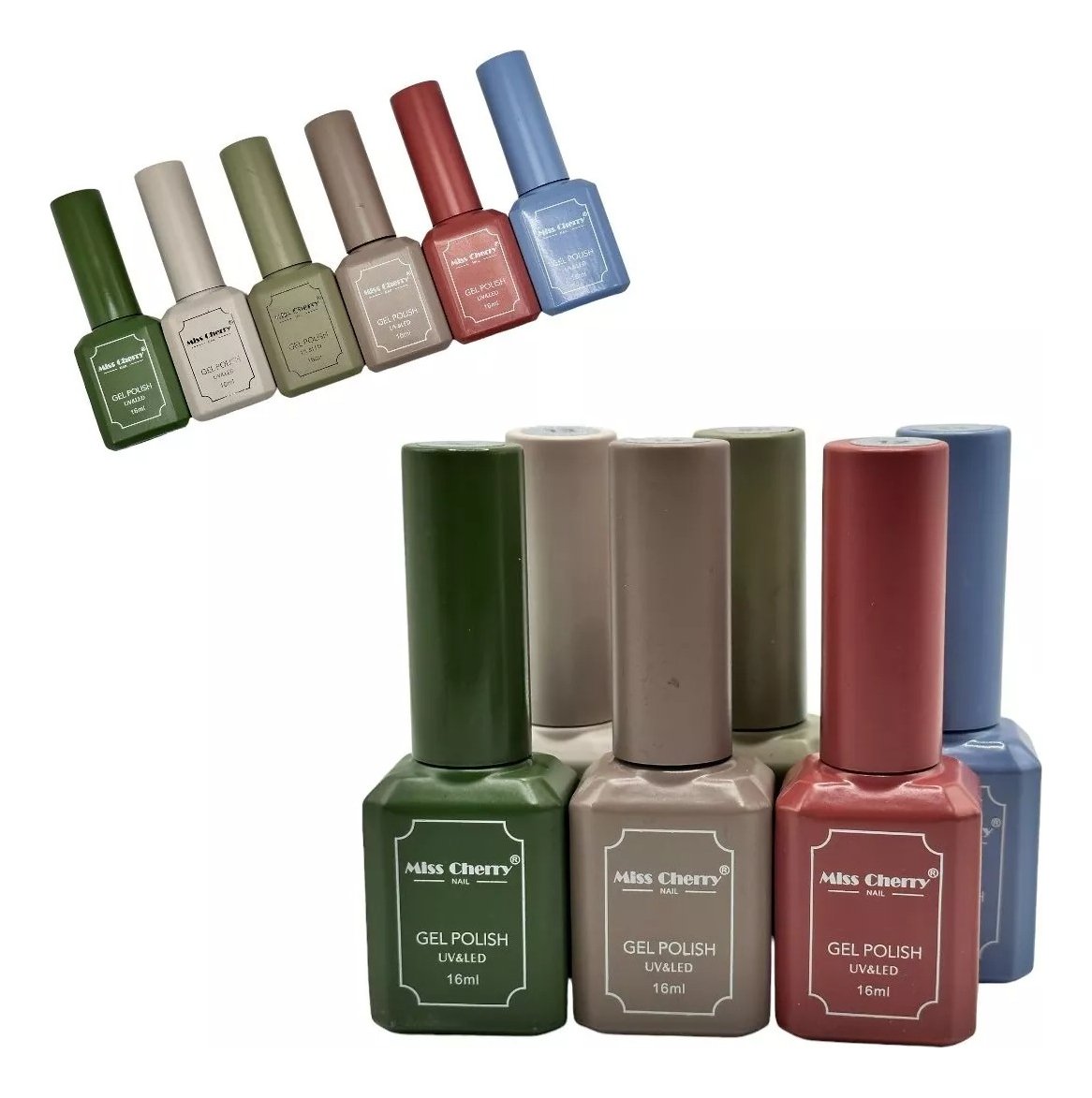 Gama 6 Geles Miss Cherry 16 Ml - Elige La Gama - GAMA C