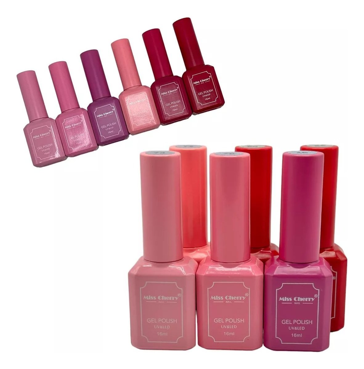 Gama 6 Geles Miss Cherry 16 Ml - Elige La Gama - GAMA M