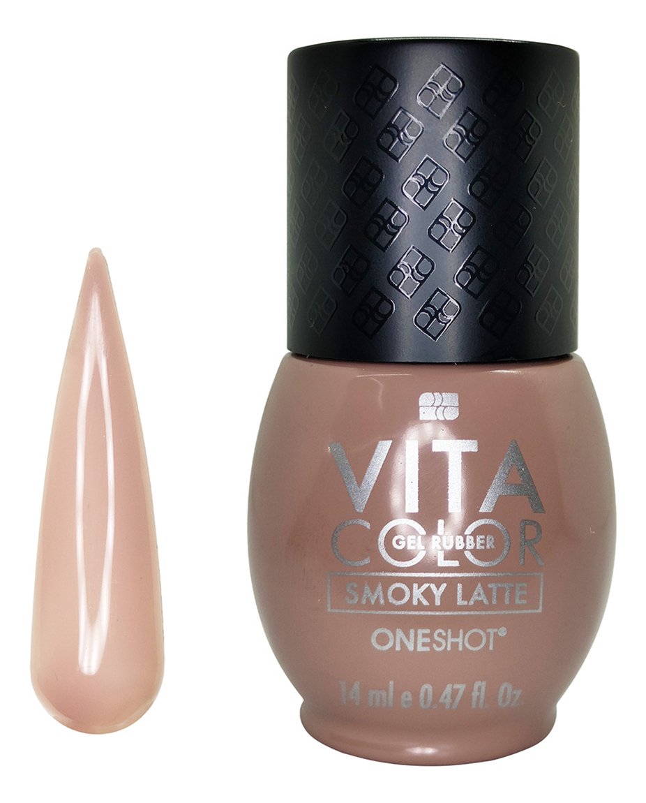 Vita Color Rubber Gel One Shot RUBBER - ESCOGE COLOR - Smoky Latte