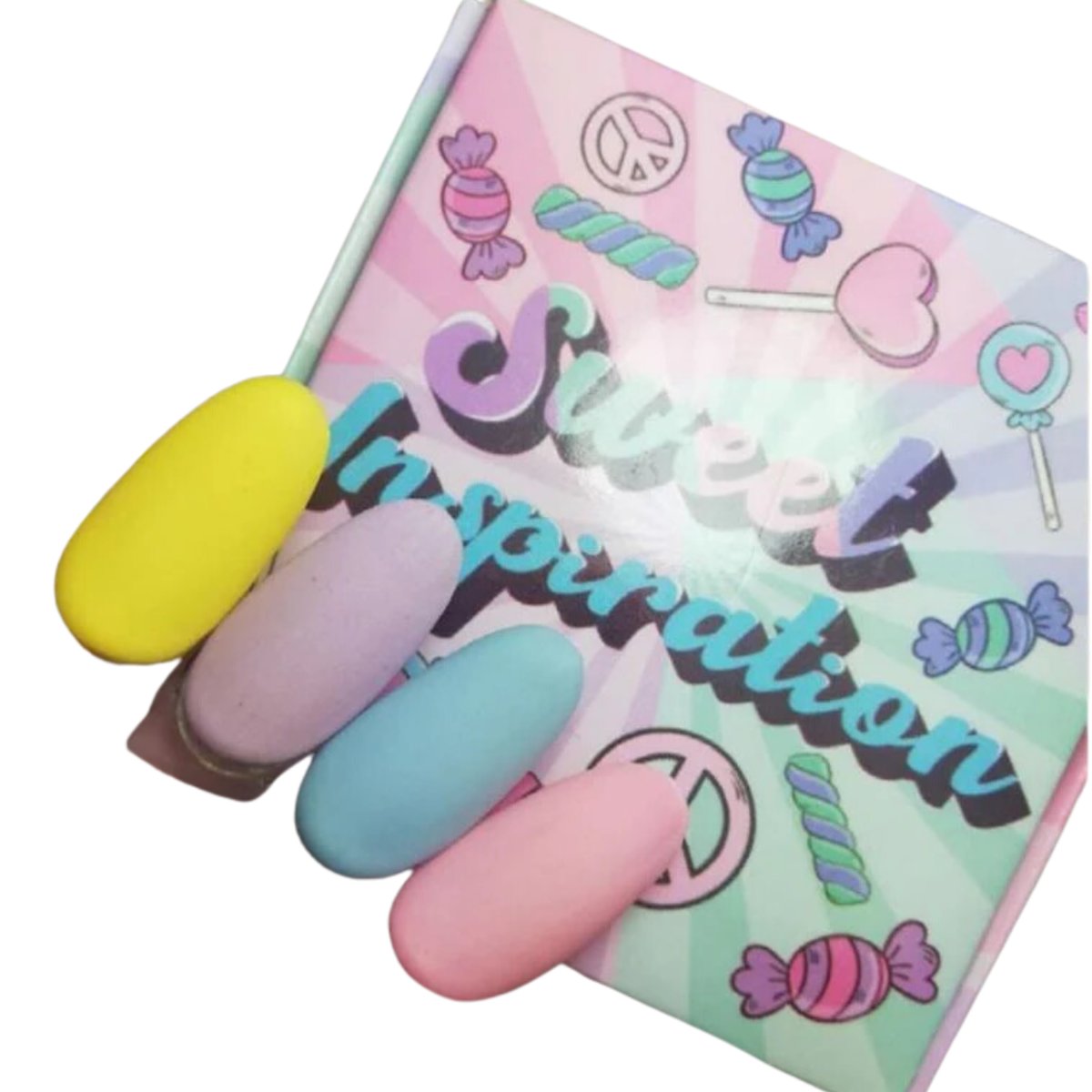 COLECCION DE ACRILICOS SWEET INSPIRATION 4 PZ Chula Nails