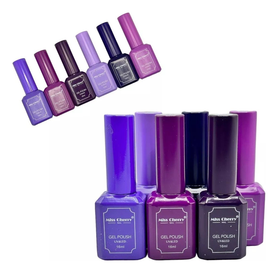 Gama 6 Geles Miss Cherry 16 Ml - Elige La Gama - GAMA H