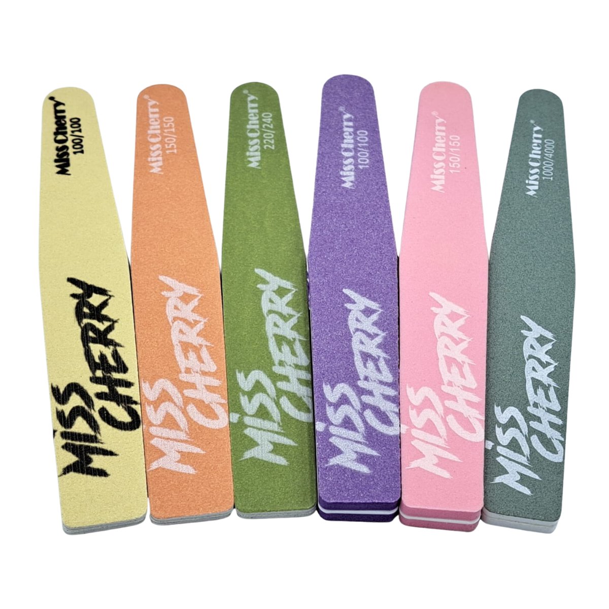 Kit Limas para uñas MISS CHERRY estuche 6pz sponge paquete