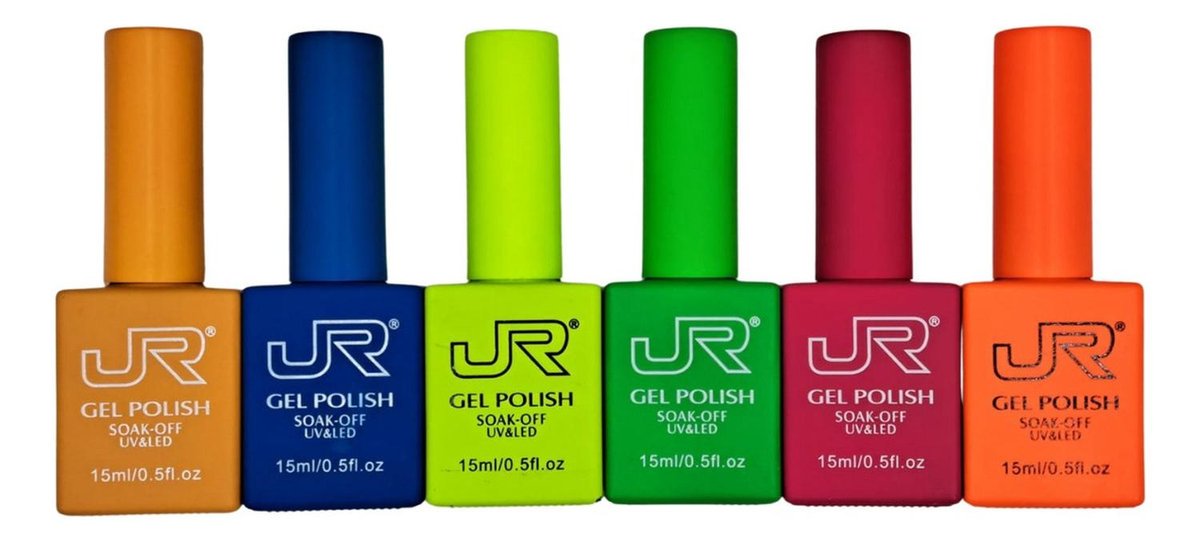Gama Gel Semipermanente Jr 6Pz CUADRADA De 15 ml -Elige Gama - Gama h