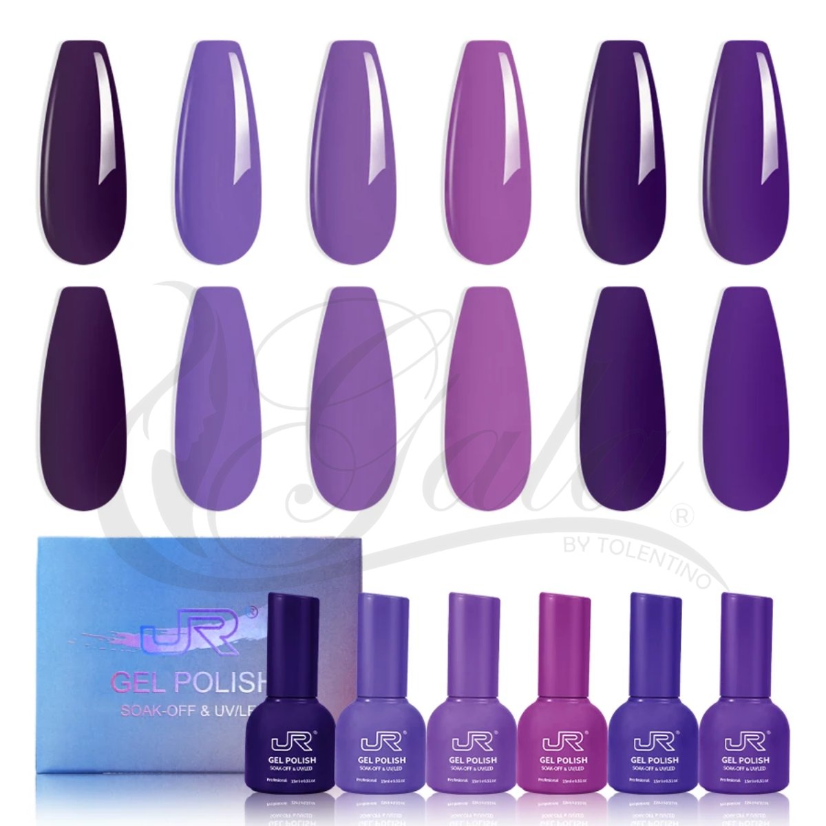 Gama Gel Semipermanente Jr 6Pz PREMIER De 15 ml - Elige Gama - Gama K