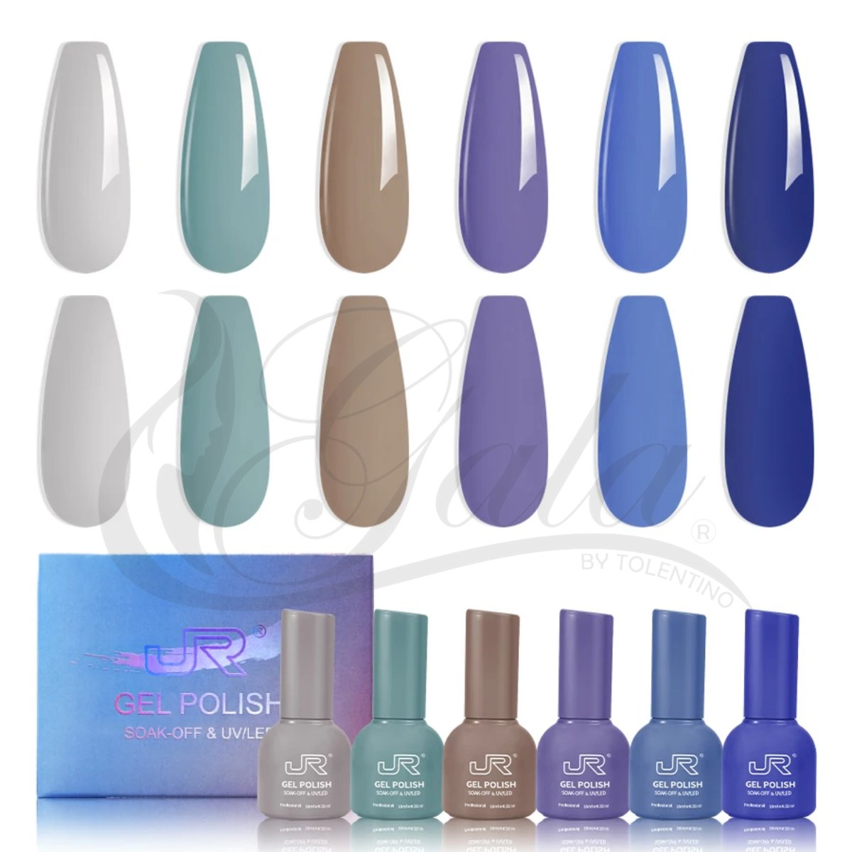 Gama Gel Semipermanente Jr 6Pz PREMIER De 15 ml - Elige Gama - Gama Q