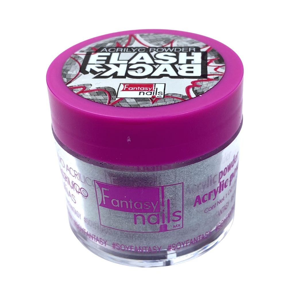 Acrílico Flash Back Plata 1 oz Fantasy Nails - Image 2