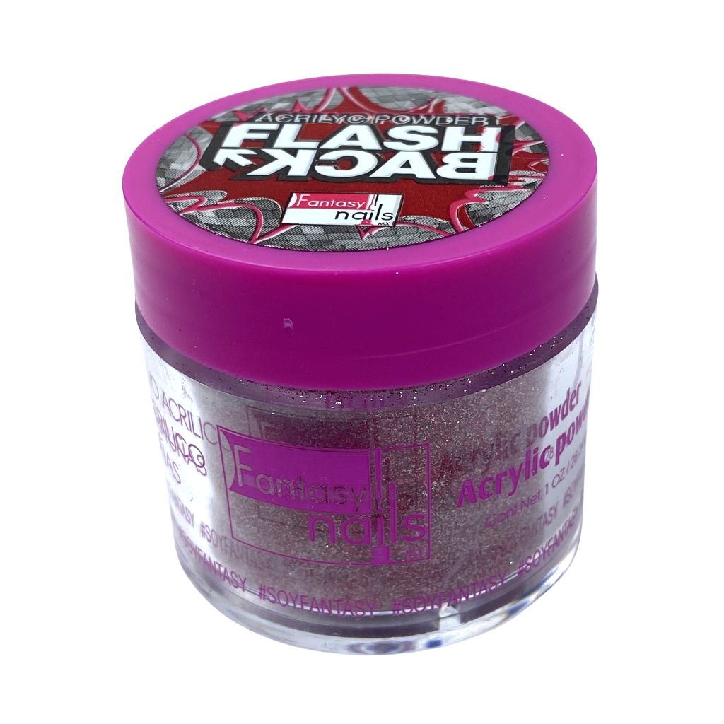 Acrílico Flash Back Rojo 1 oz Fantasy Nails - Image 2