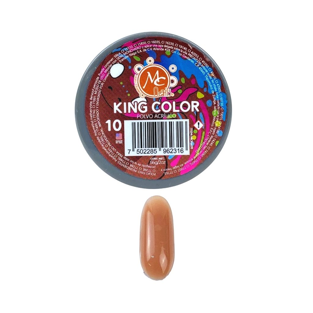 Acrílico King Color #10 2 oz MC Nails