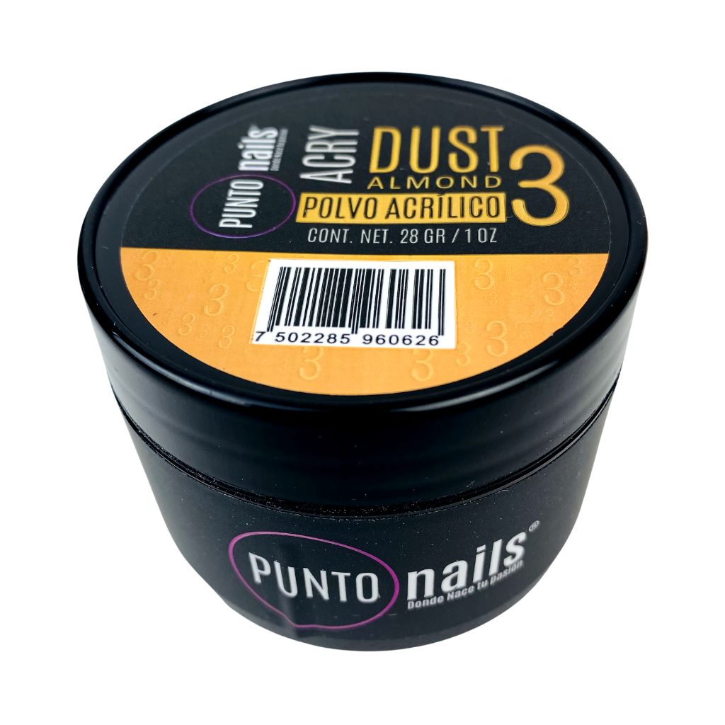 Acrílico Make Up Almond #3 1 oz Punto Nails - Image 2