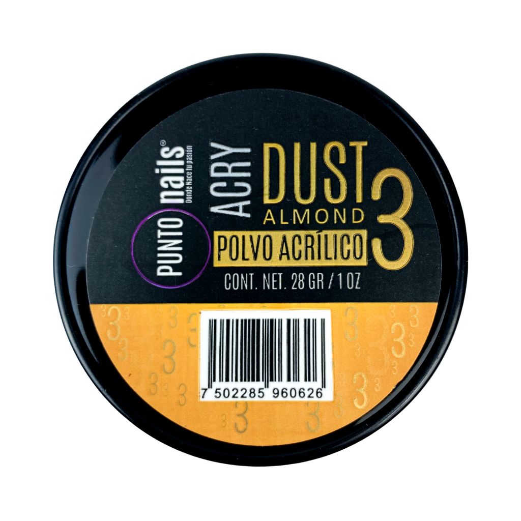 Acrílico Make Up Almond #3 1 oz Punto Nails