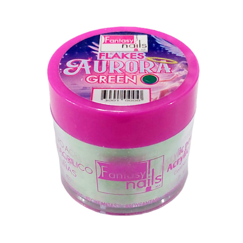 Acrílico Aurora Green 1 oz Fantasy Nails - Image 3