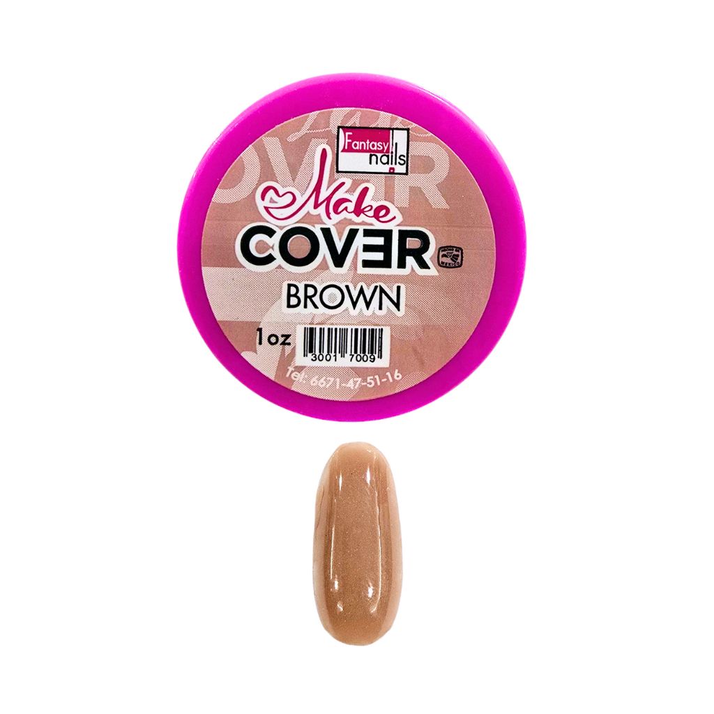 Acrílico Make Cover Brown 1 oz Fantasy Nails