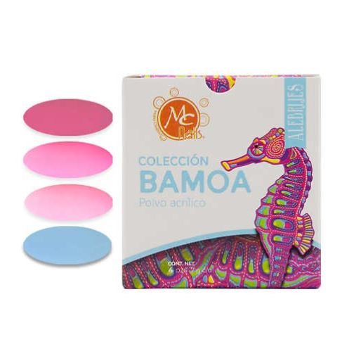 Colección de Polvo Acrílico Alebrijes BAMOA 4 PZ MC Nails