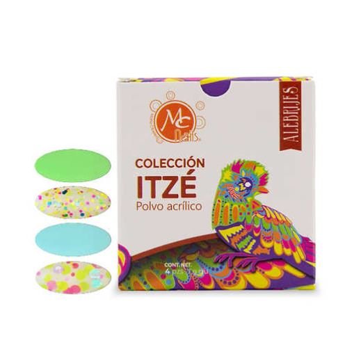 Colección de Polvo Acrílico Alebrijes ITZÉ 4 PZ MC Nails