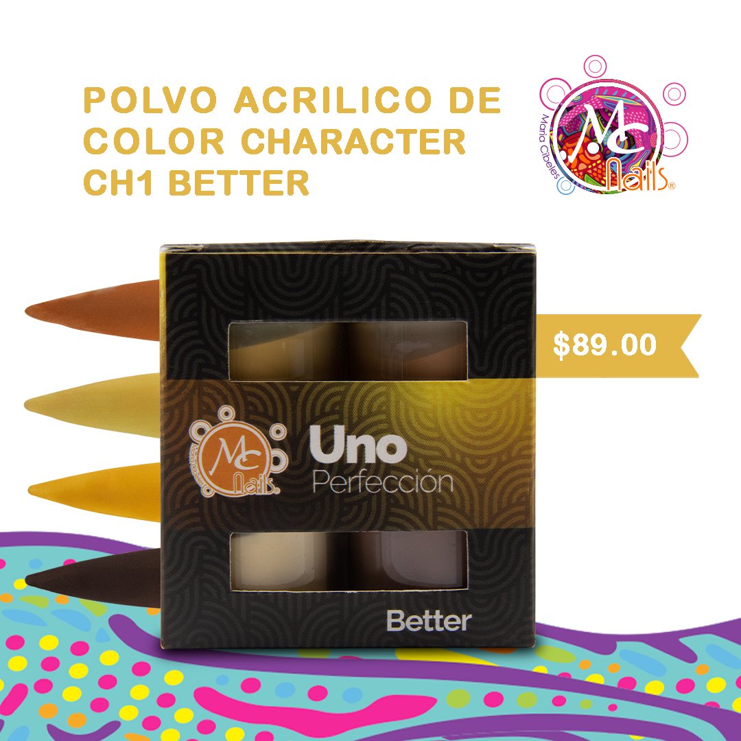 Colección de acrílicos Uno Perfección BETTER CH1 4pz