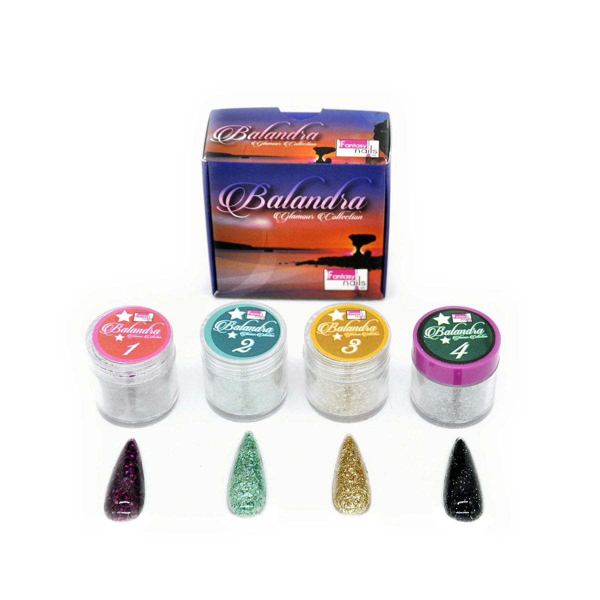 Collection Balandra Fantasy Nails (4 Acrílicos)