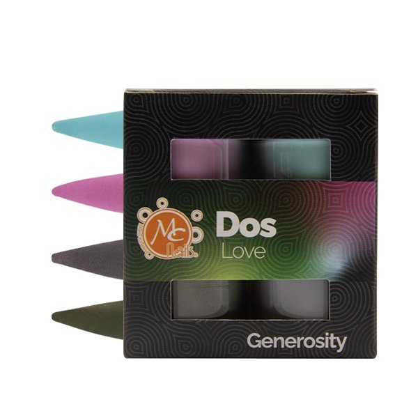 Colección de Polvo Acrílico CH2 LOVE GENEROSITY 4PZ MC Nails