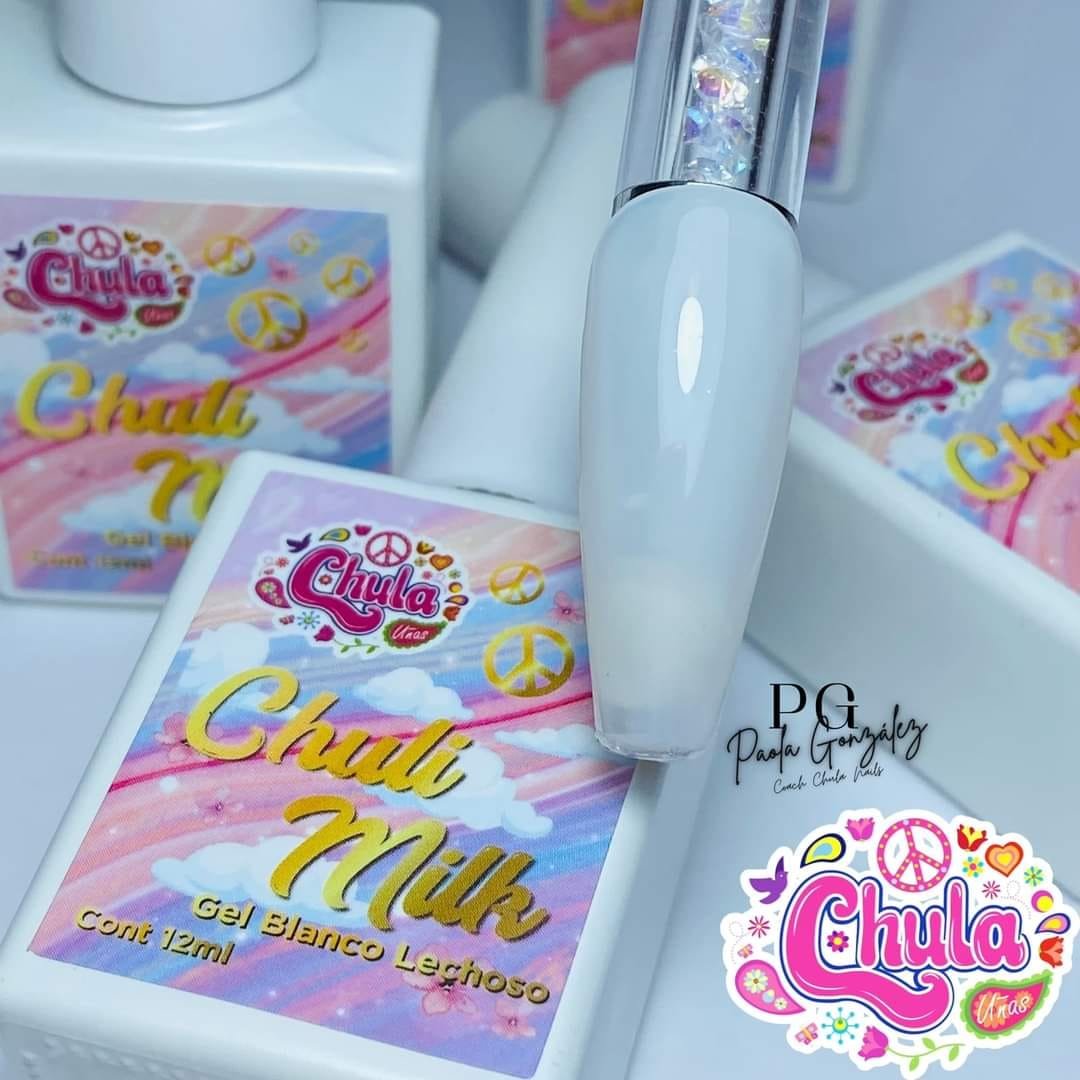 Chuli Milk Gel Blanco Lechoso Chula Nails 12 ml
