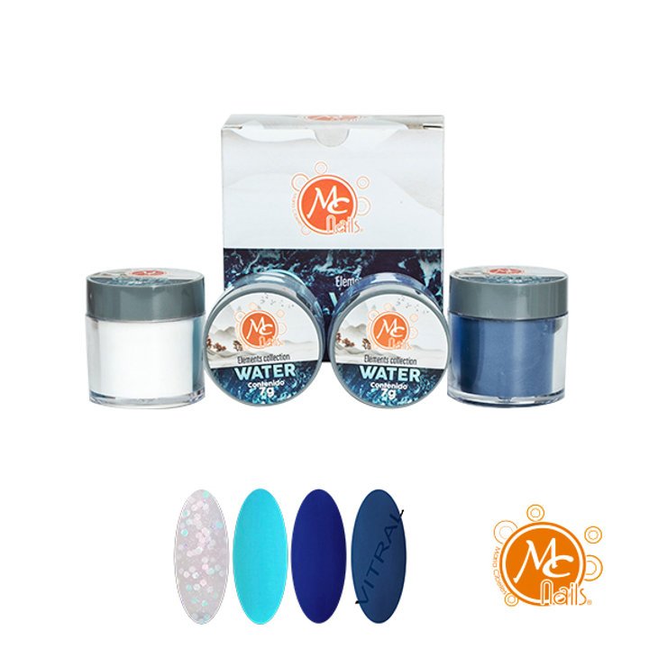 Colección de acrílicos Elements WATER 4pz