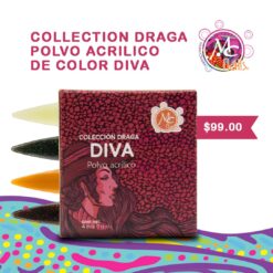 Colección de acrílicos Draga DIVA 4pz