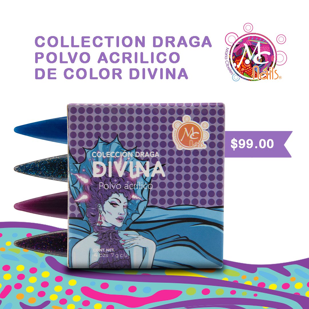 Colección de acrílicos Draga DIVINA 4pz