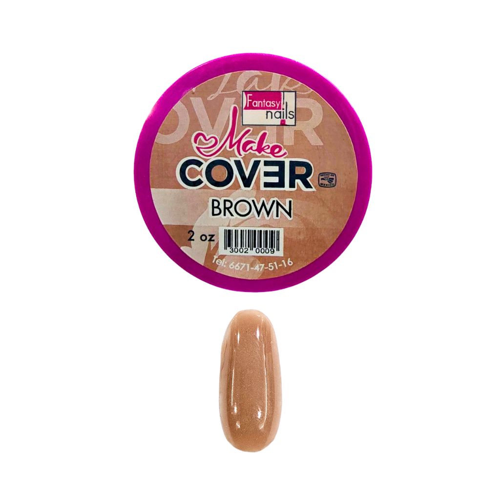 Acrílico Make Cover Brown 2 oz Fantasy Nails