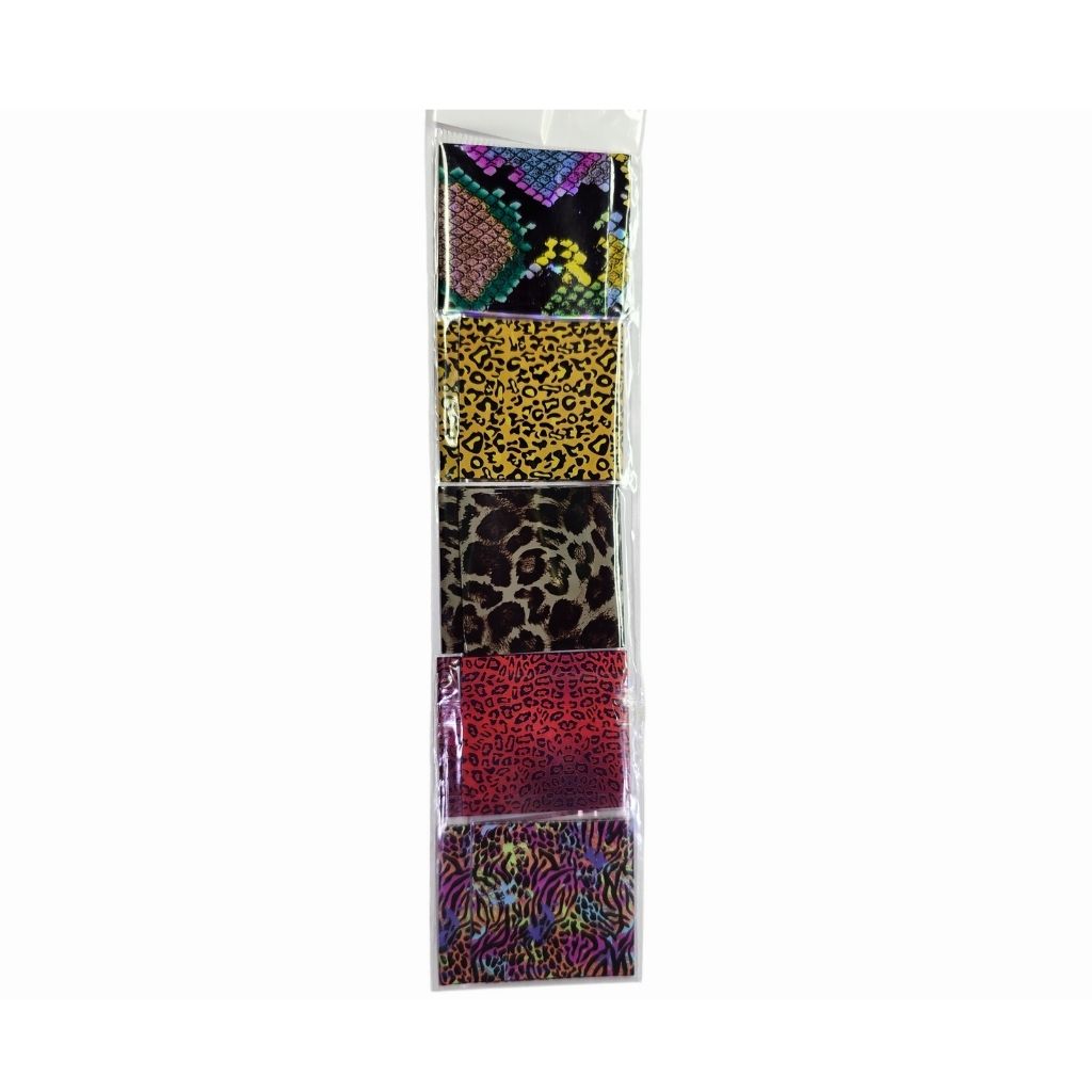 Foil Animal Print #1 5 pzas de 4x25 cm