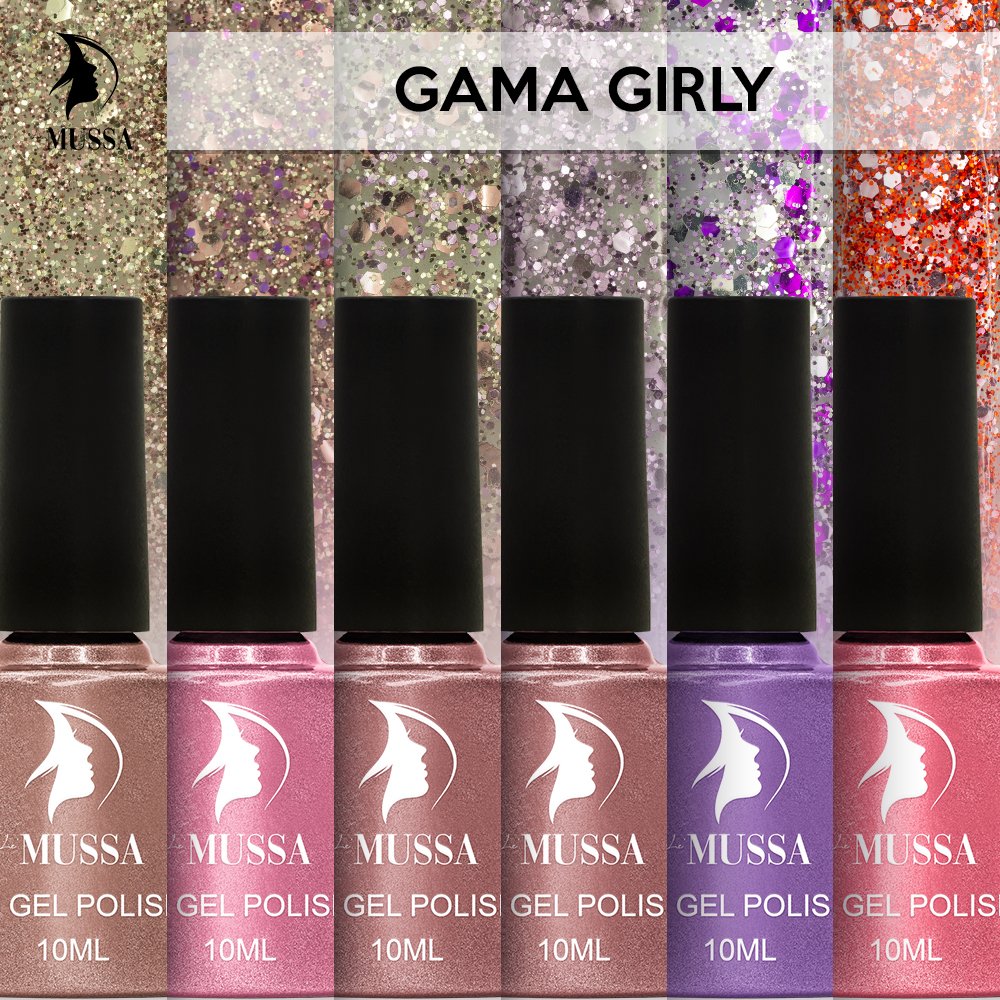Mussa Gel Semipermanente Gama Girly