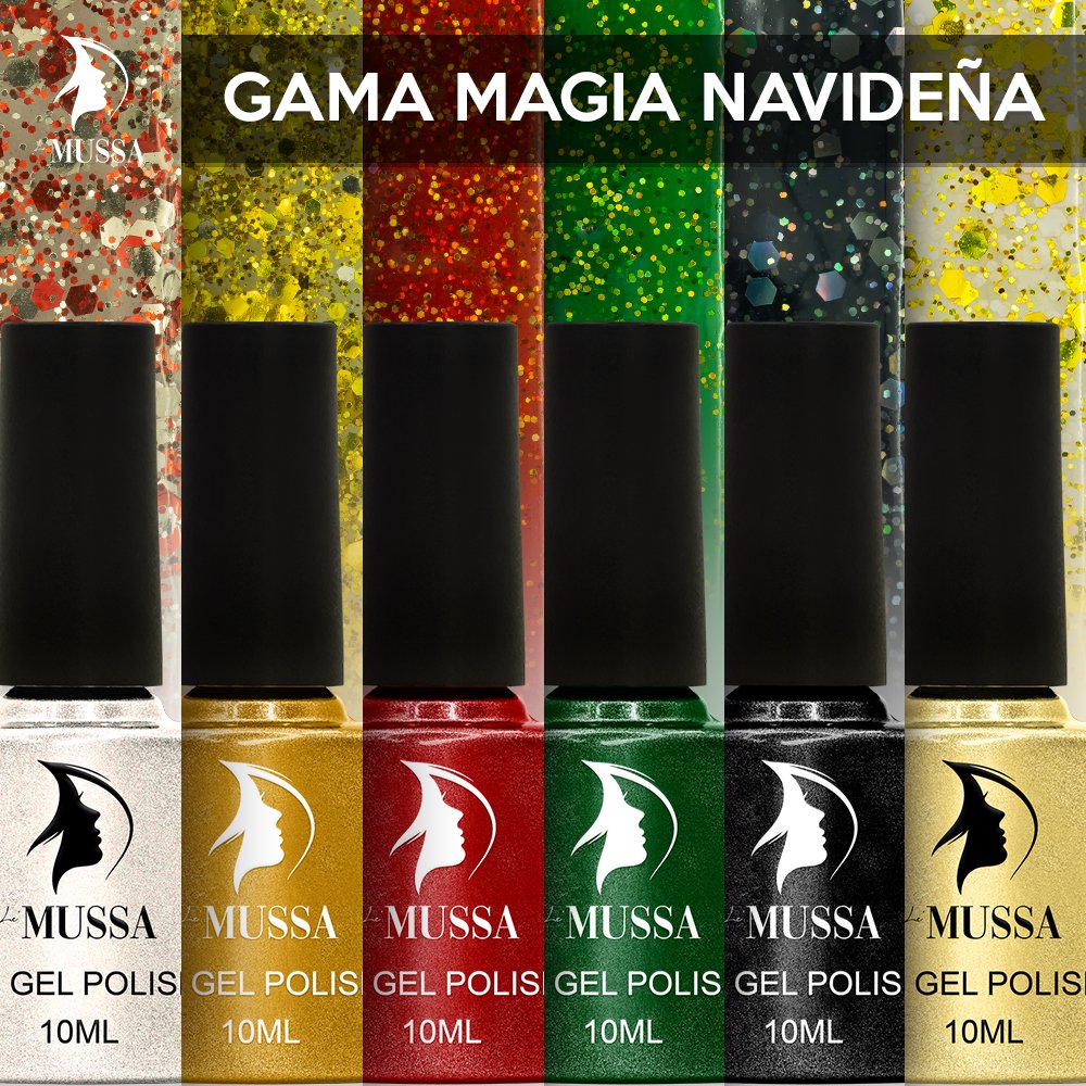 Mussa Gel Semipermanente Gama Magia Navideña