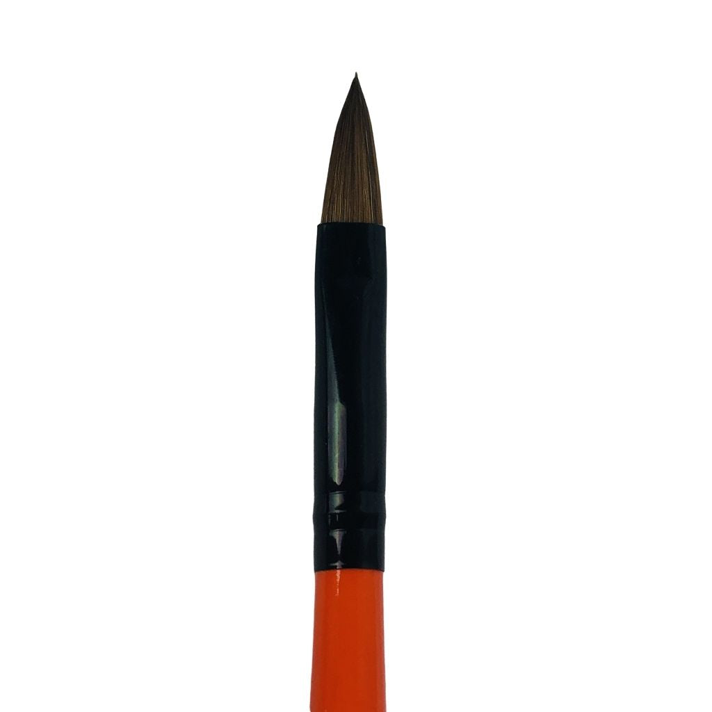 Pincel para Acrílico #10 Kolinsky Orange MC Nails - Image 2
