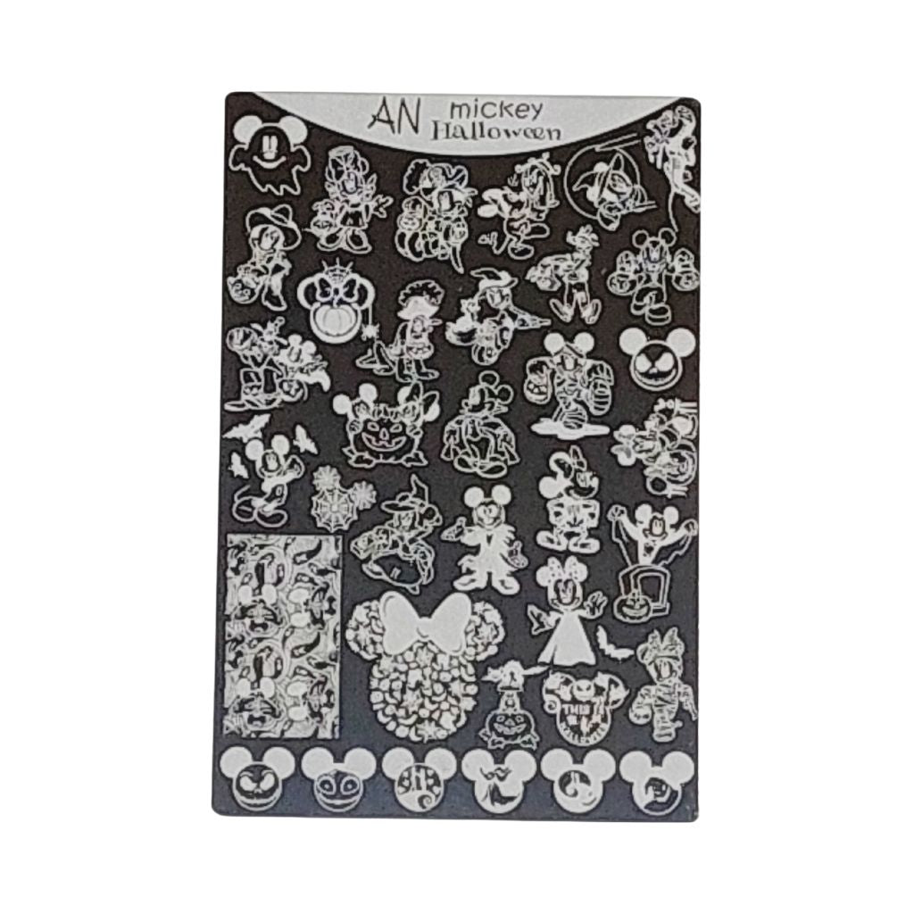 Placa Metal Halloween Disney