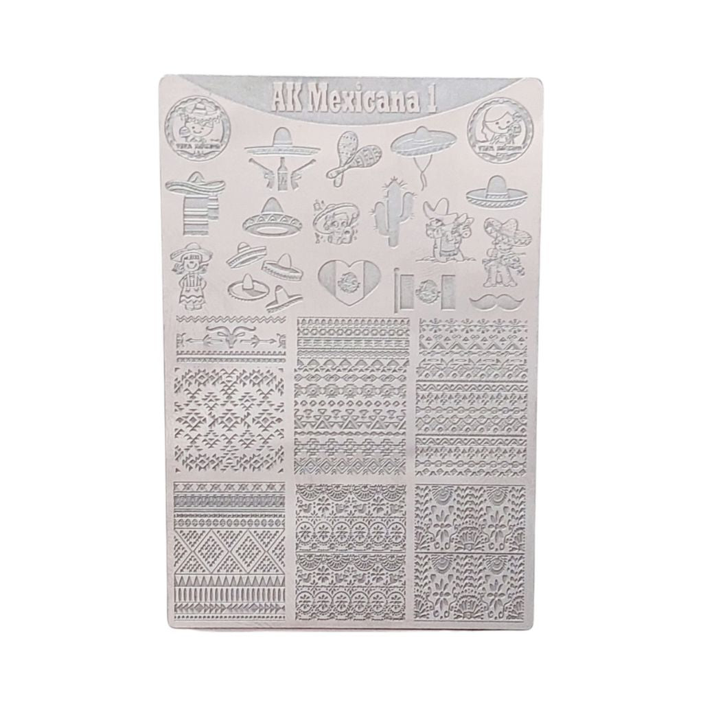 Placa Metal Mexicana