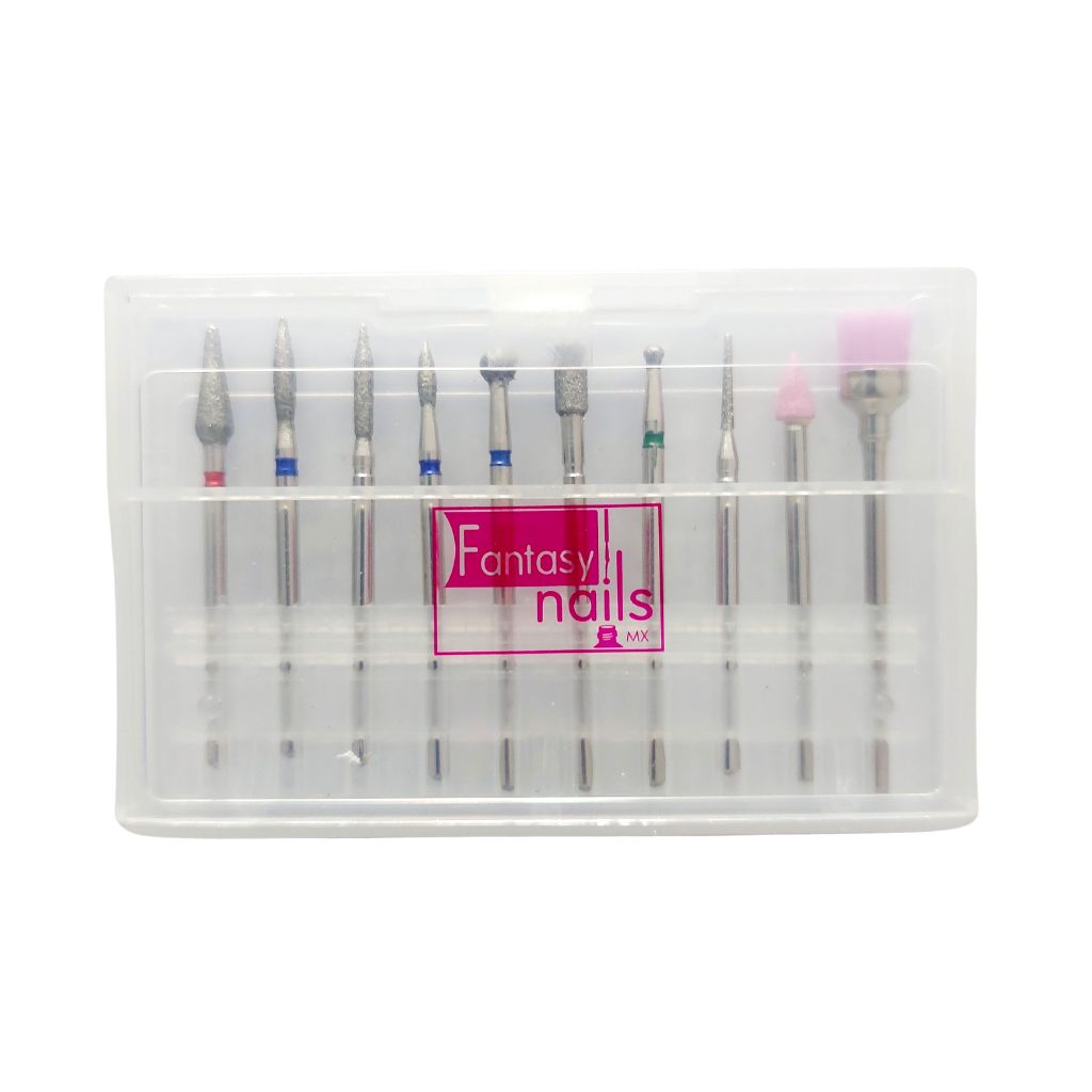 Russian Dry Manicure Bits 10 pzas Fantasy Nails - Image 2