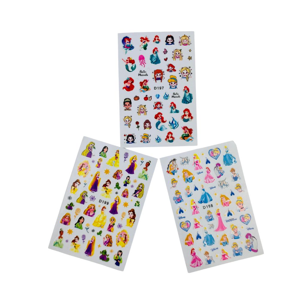 Sticker Princess Vol 1 3 pzas Fantasy Nails