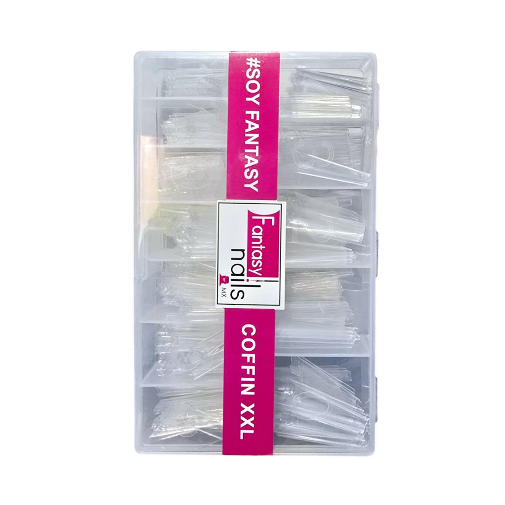 Tip Coffin Crystal XXL 500 pzas Fantasy Nails - Image 2
