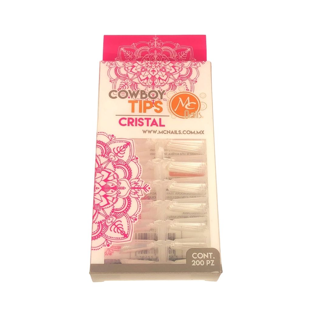 Tip Cowboy Crystal 200 pzas MC Nails - Image 2