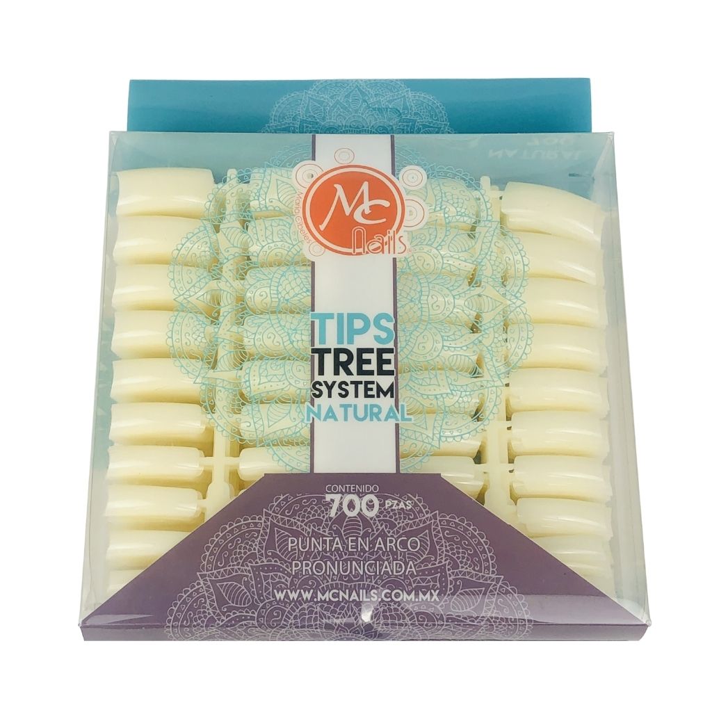 Tip Cuadrado Natural 700 pzas MC Nails - Image 2