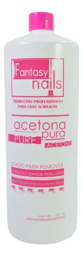 Acetona 32 Onzas Fantasy Nails (942 ml)