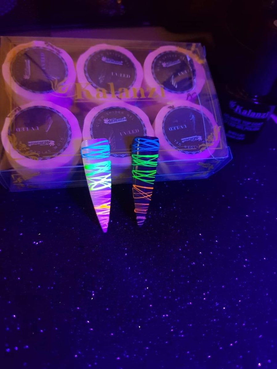 Spider Gel Glow Kalanzi (empaque con 6 tonos)