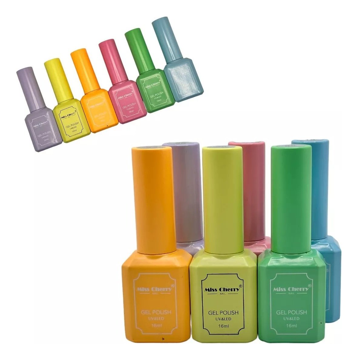 Gama 6 Geles Miss Cherry 16 Ml - Elige La Gama - GAMA D