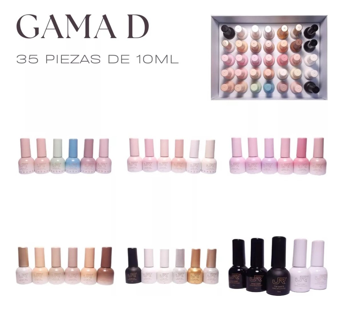 Gama Gel Semipermanente Jr 35 Pz Kingdom 10 Ml Gelish - GAMA D
