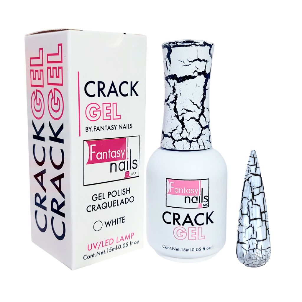 Gel Crackle Blanco 15 ml Fantasy Nails