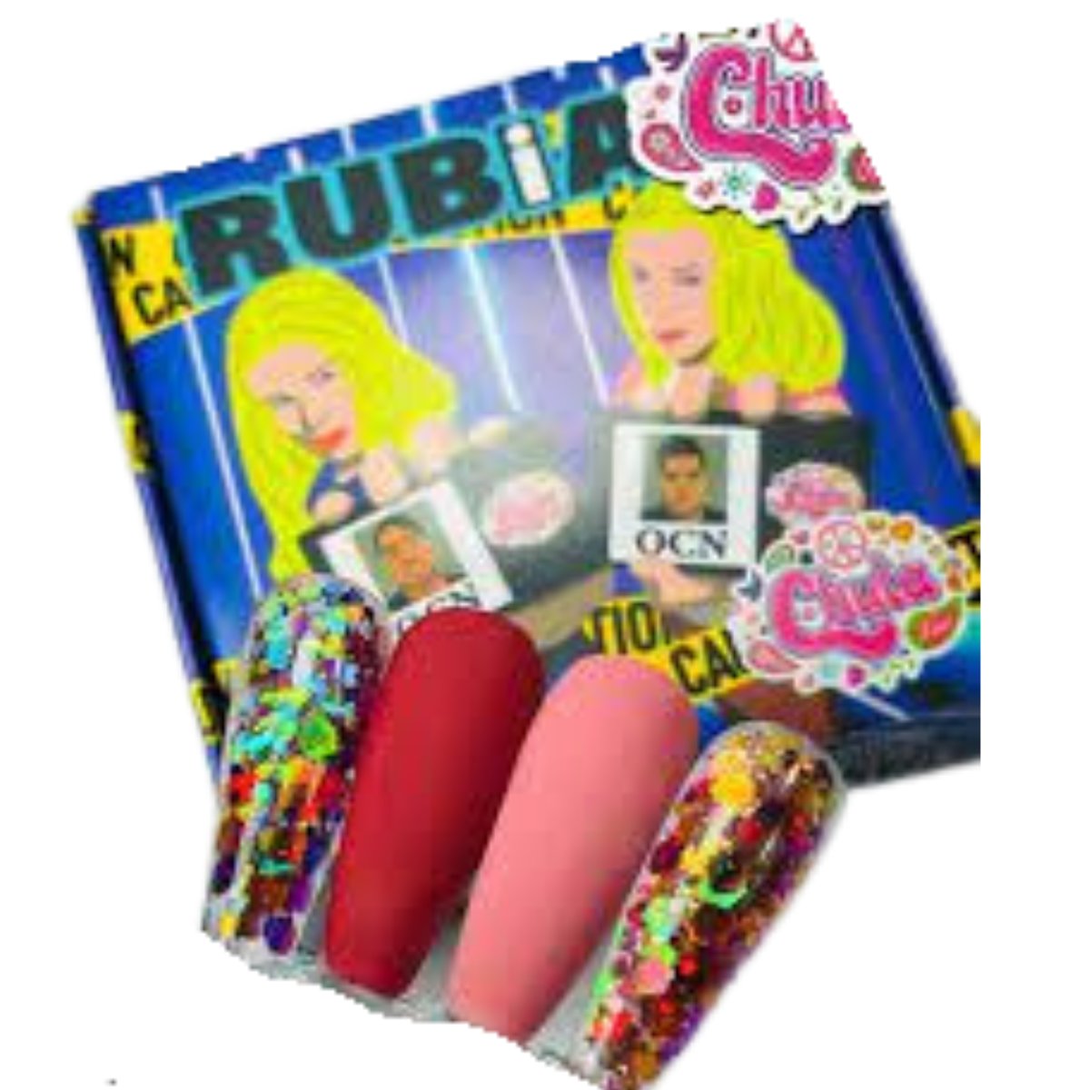 COLECCION DE ACRILICOS RUBIAS 4 PZAS. Chula Nails